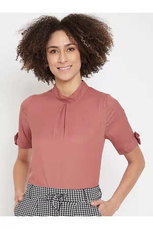 La Zoire Women Pink Solid Top