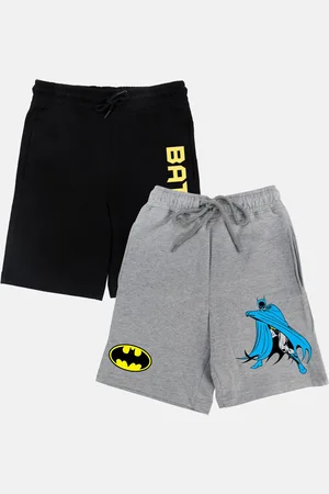 YK Boys Pack Of 2 Batman Printed Shorts