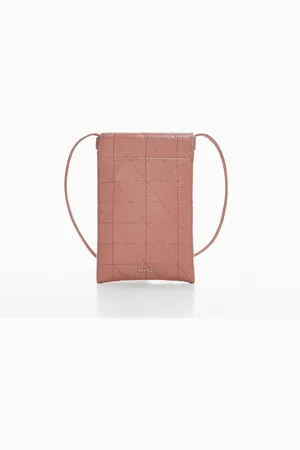 MANGO Women Woven Design Mobile Pouch with Sling Strap