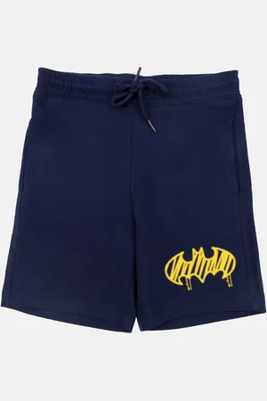 YK YK Marvel Boys Graphic Printed Mid-Rise Outdoor Shorts