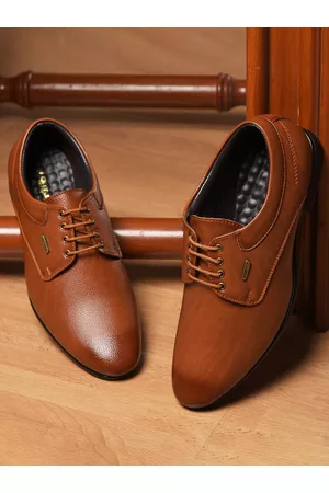 Liberty Men Textured Formal Derbys