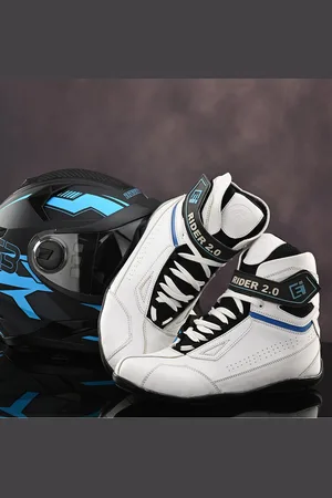 Eego Italy Men White Rider Shoes