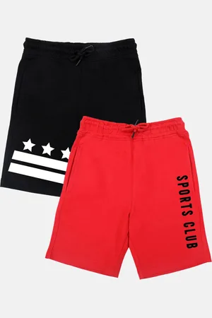 YK Boys Pack Of 2 Printed Casual Shorts