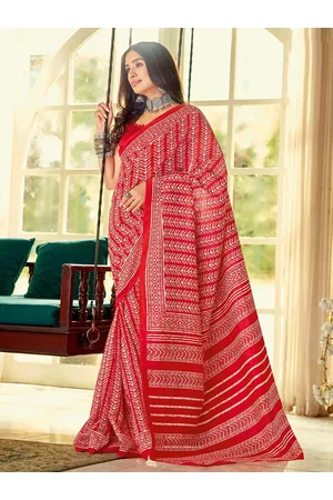 Kalini Ethnic Motifs Printed Dabu Saree