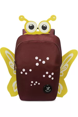 Arctic Fox & Co. Rucksacks - Unisex Kids Maroon & Yellow Geometric Backpack