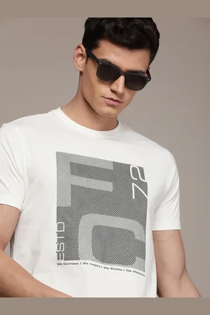 French Connection Men Pure Cotton Printed T-shirt