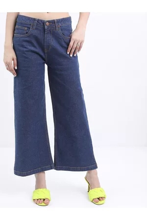 Ketch Women Wide Leg High-Rise Stretchable Jeans