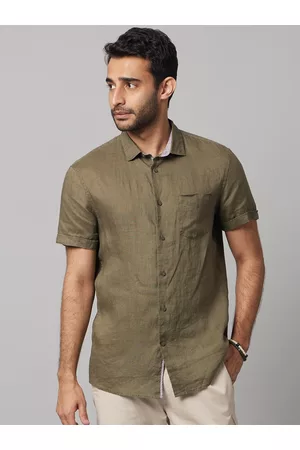 Celio Classic Short Sleeves Linen Casual Shirt