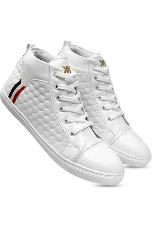 BXXY Men Textured Mid Top Lightweight Basics Sneakers