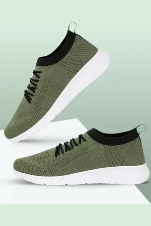 Metronaut Men Woven Design Lightweight Comfort Insole Textile Sneakers