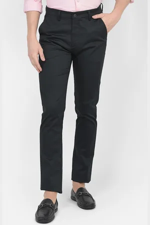 Crimsoune Club Men Mid-Rise Slim Fit Chinos Trousers