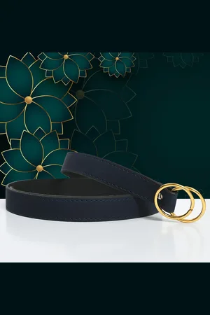 Kastner Women Slider Buckle Artifical Leather Belt