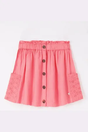 Ed-a-Mamma Girls A-Line Above Knee Length Skirt