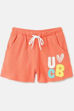 Benetton Girls Mid-Rise Casual Shorts