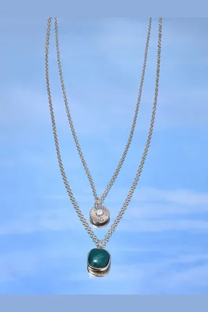 Ami Gold-Plated Contemporary Layered Necklace