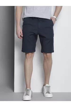Nautica Men Textured Mid-Rise Slim Fit Shorts