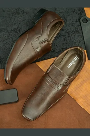 John Karsun Men Brown Semiformal Slip-Ons