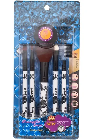 Colors Queen Professional Set Of 5 Face & Eyes Makeup Brushes