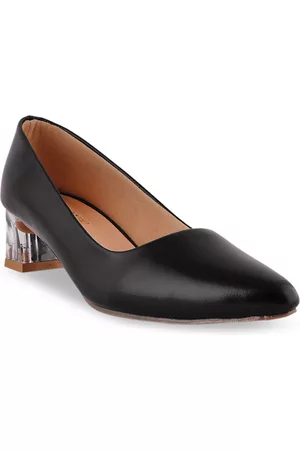 Scentra Women Black Pumps