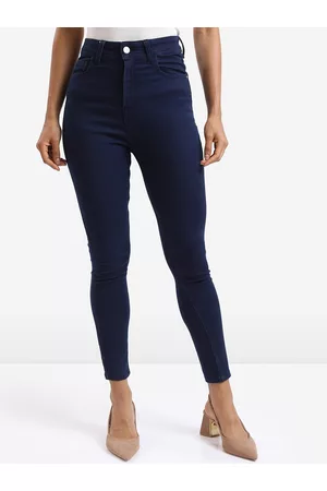 Ketch Women Cropped Slim Fit High-Rise stretchable Jeans