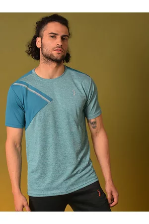 Campus Teal Dry-Fit Training T-shirt