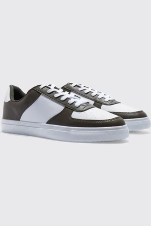 Boohoo Colourblocked & Perforated Sneakers