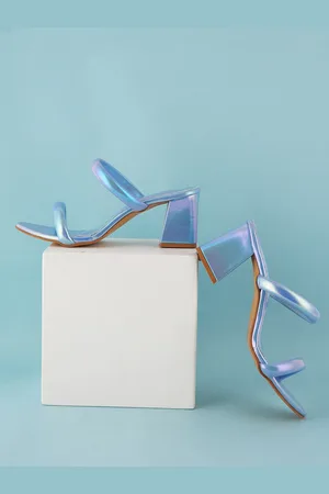 Scentra Double Strap Block Heels