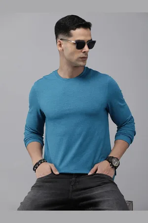Roadster The Lifestyle Co. Men Solid Long Sleeves Round Neck Casual T-shirt