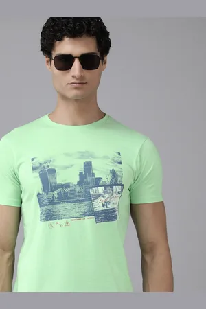 Pepe Jeans Men Pure Cotton Graphic Printed Slim Fit T-shirt