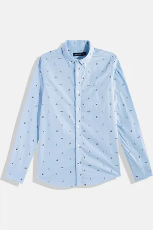 Nautica Boys Printed Casual Shirt