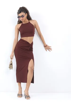 Ketch Women Top with Skirt Co-Ords