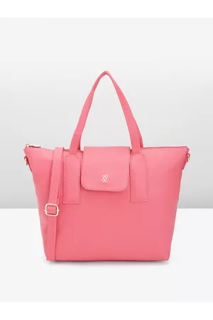 Baggit Pink PU Tote Bag
