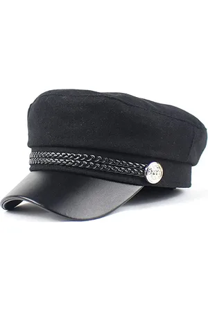 iSWEVEN Women Cotton Newsboy Visor Cap