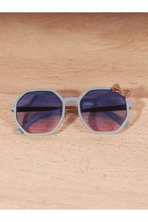 DukieKooky Unisex Kids Square Sunglasses with UV Protected Lens DKSG399C