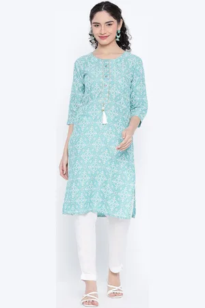 Banjara Ethnic Motifs Printed Gotta Patti Straight Kurta