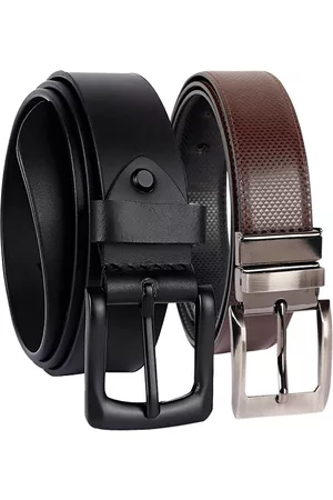 Kastner Men Set Of 2 Tang Closure Leather Belt