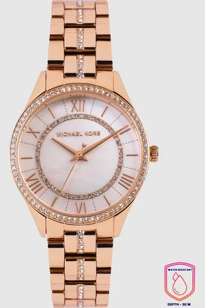 Michael Kors LAURYN Women Off White Analogue Watch MK3716