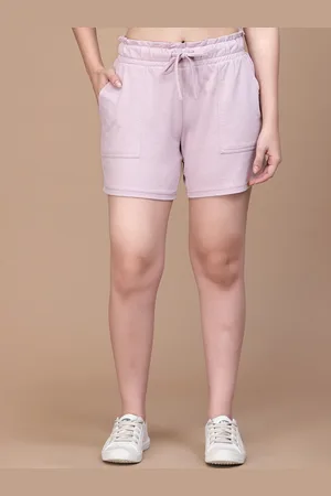 Strong And Brave Women Odour Free Mid-Rise Cotton Sports Shorts