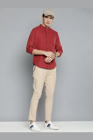 HARVARD Men Regular Fit Solid Opaque Casual Shirt With Chest Pocket