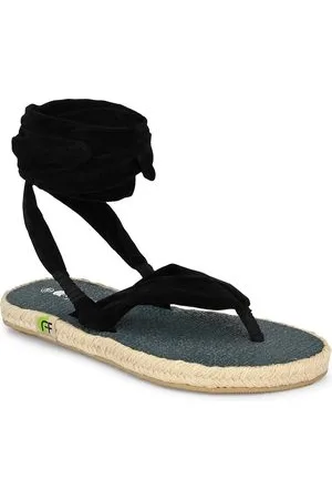 FRESH 1947 FEET Women Yoga Mat Velvet High-Top T-Strap Flats