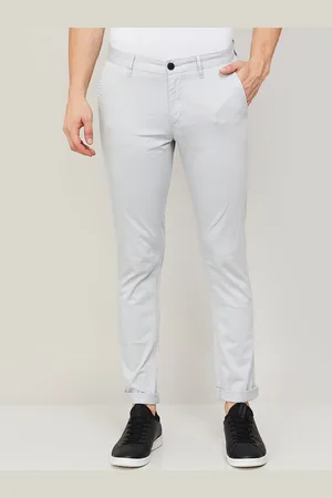 Lifestyle Men Cotton Mid-Rise Trousers