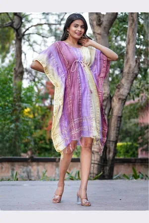 Kesarya Tie and Dyed Kaftan Dress
