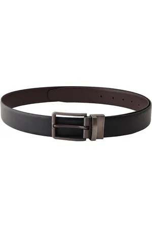 STYLE SHOES Men Black & Brown Formal Reversible PU Belt