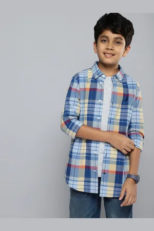Nautica Boys Checked Casual Shirt