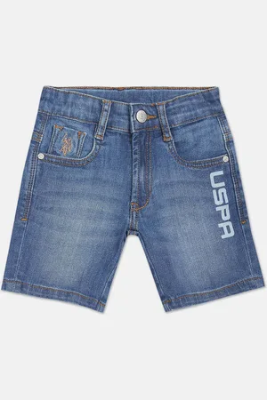 Ralph Lauren Boys Washed Mid Rise Denim Shorts