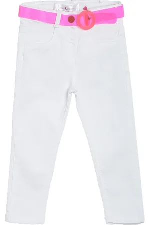 TALES & STORIES Girls White Slim Fit Jeans