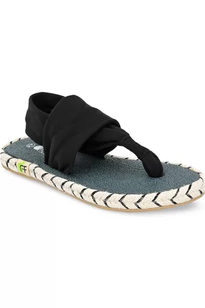 FRESH 1947 FEET Women Yoga Mat Velvet T-Strap Flats