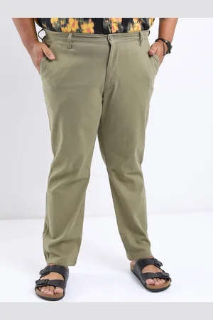 Highlander Men Plus size Regular Fit Chinos Trousers
