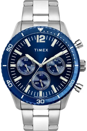 Timex Men Stainless Steel Bracelet Style Straps Analogue Multi Function Watch TWEG22203