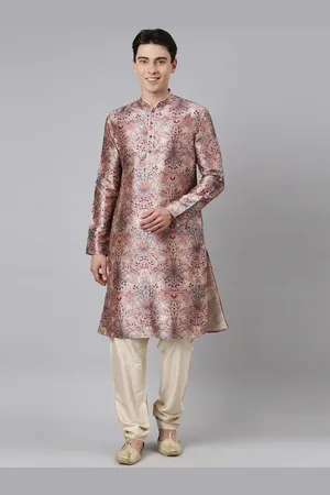 TheEthnic.Co Floral Printed Regular Kurta With Churidar